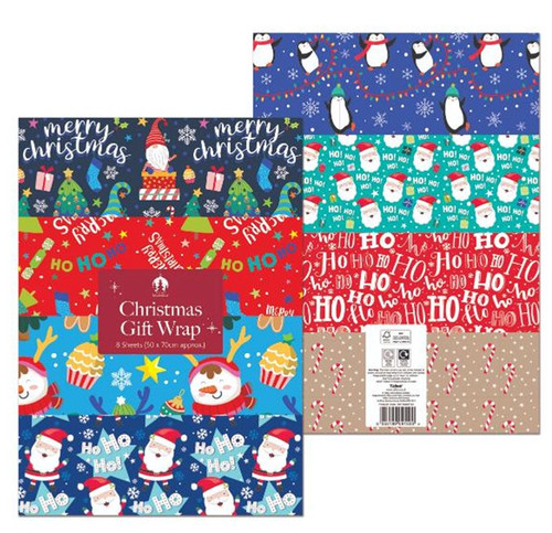 Christmas gift wrapping - gift, paper