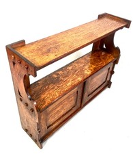 Antique Oak Wood Wall Hanging