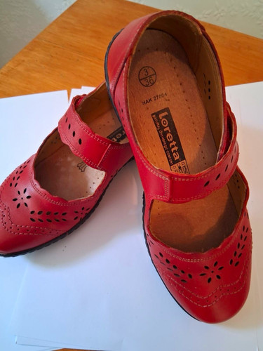 Loretta women red leather - loretta,