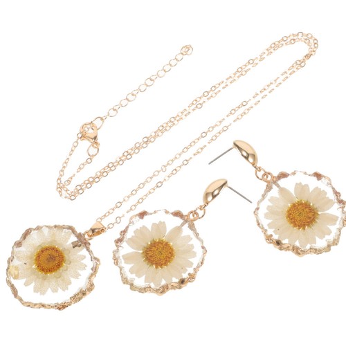 Flower necklace and - flower,