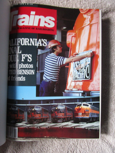 Usa trains magazine bound - trains,