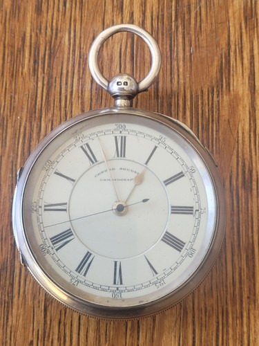 English silver centre seconds