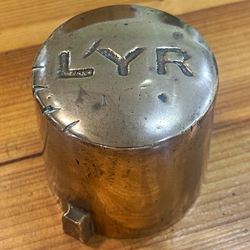 Lyr brass railway - pipe, cap