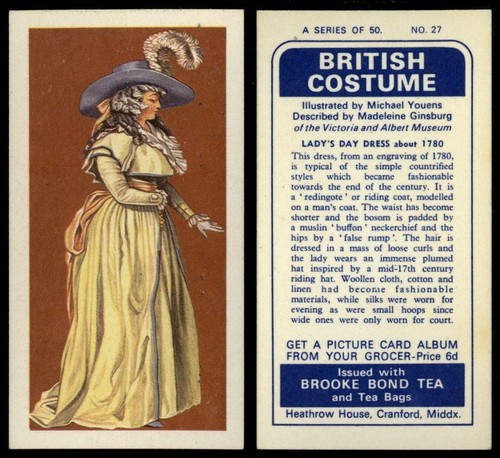 Lady day dress about 1780 - dress,