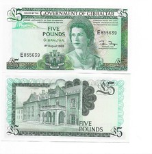 Gibraltar pounds 1988 unc - 5,