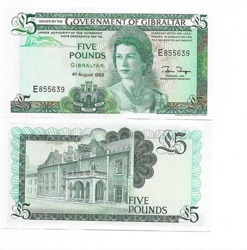 Gibraltar pounds 1988 - 5,
