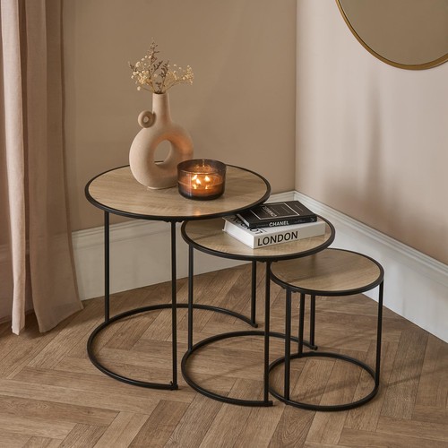 Ohs manhattan nesting table - ohs,