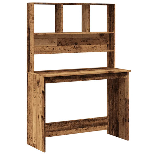 Walplus desk with shelves - desk, old