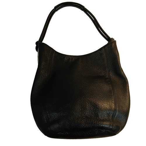 Oroton black pebbled - oroton, leather