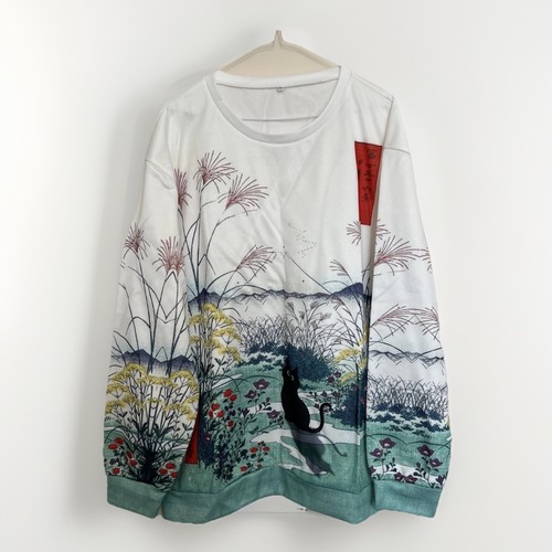 Men sweater artsy cat - artsy,