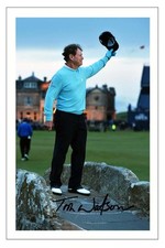 TOM WATSON THE OPEN 2015 GOLF SIGNED AUTOGRAPH PHOTO PRINT 