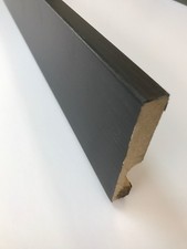 Skirting Board  MDF  Black