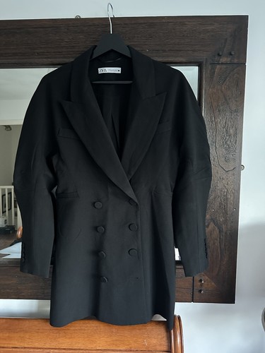 Zara black blazer dress - zara,