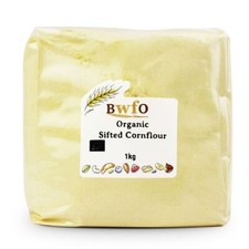Organic Cornflour Sifted 1kg | BWFO | Free UK Mainland P&P