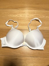 Victoria’s Secret White Bombshell Add 2 Sizes Pushup Bra 34A BNWOT