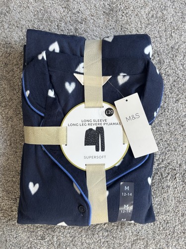 Women navy blue heart - m&s,