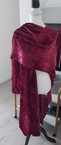 Velvet devore coverup wrap - coverup,