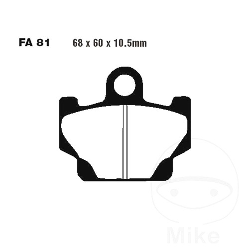 Ebc organic brake - fa,