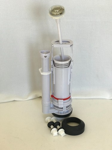 Single flush valve with - single,