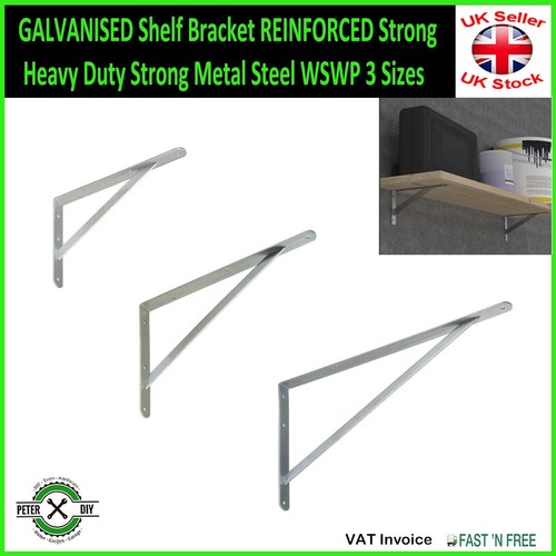 Galvanised shelf bracket - shelf,