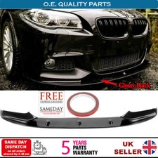 FOR BMW 5 SERIES F10 F11 FRONT SPLITTER LIP DIFFUSER SPORT PERFORMANCE GLOSS