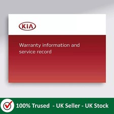 Kia Service History Blank Book