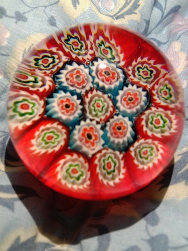 Vintage paperweight millefiori - vintage,