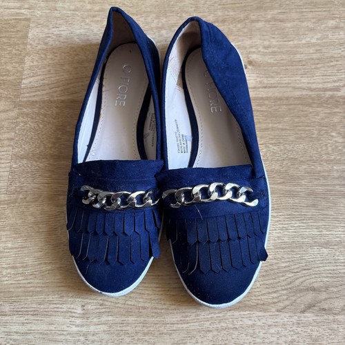 Size navy flat slip - 3,