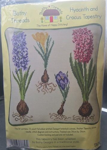 Hyacinth and crocus tapestry - and,