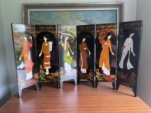 Vintage vietnamese lacquer - vietnamese,