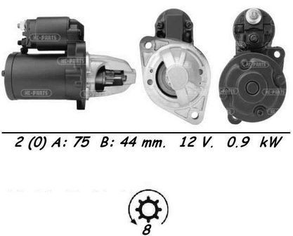 Genuine wai starter motor for - wai,