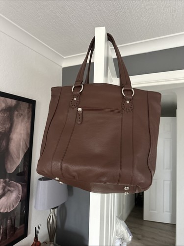 Hotter brown leather tote - hotter,