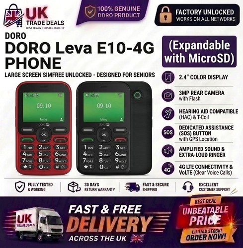 Doro leva e10 mobile phone - doro,