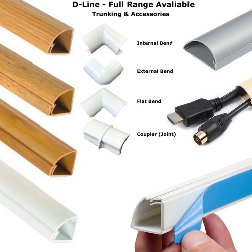 Line self adhesive trunking - d-line,