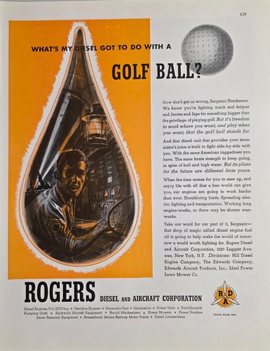 1943 print rogers diesel - print, &