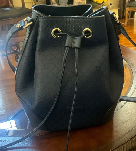 Gucci drawstring bag - gucci, black