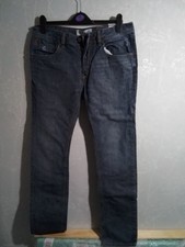 Kangol Jeans W32 L29 Blue Denim Biker Cargo Button Fly Retro Y2K 00s