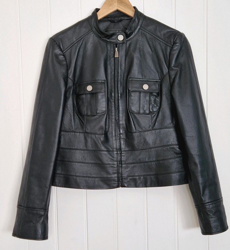 Next leather jacket - leather,