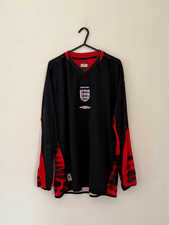 Original Authentic England Goalkeeper Away Shirt 2004/06 (L)