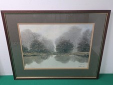 Large Framed Waterscape