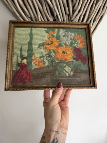 1949 vintage tapestry framed - 1949,