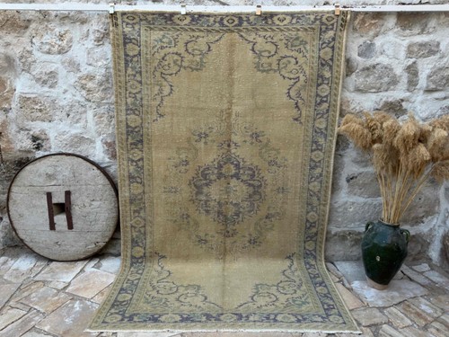 Hand knotted oversized oushak - oversized,