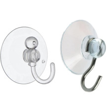 Suction Cups Window Hooks Metal Plastic Glass Shopfittings Christmas Party
