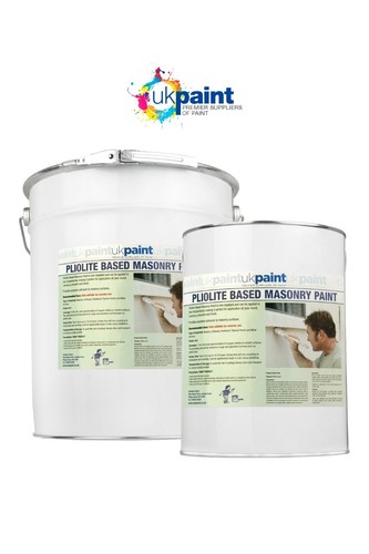 White pliolite masonry paint - -,
