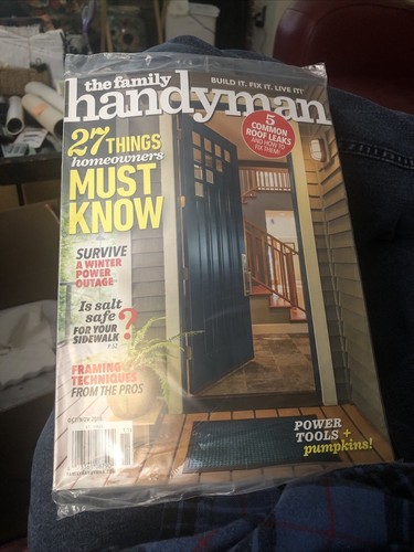 Family handyman magazine oct - handyman,
