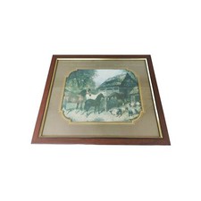 Farmyard summer print - farmyard,