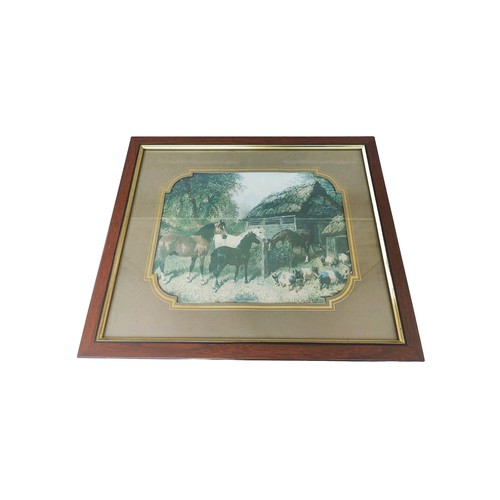 Farmyard summer print - summer,
