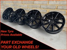 Genuine 18" Audi TT Gloss Black 10 Spoke Alloy Wheels 8J0601025