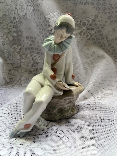 Nao lladro pierrot - lladro, harlequin