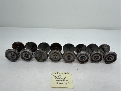 Gauge coach wheels - o, insulated
